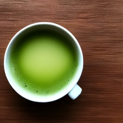 Image similar to photo of a cup of matcha tea