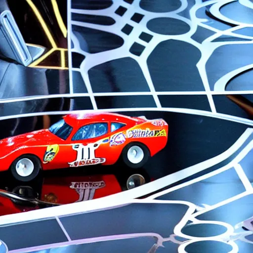 Image similar to photo of lightning mcqueen on stage at the academy awards