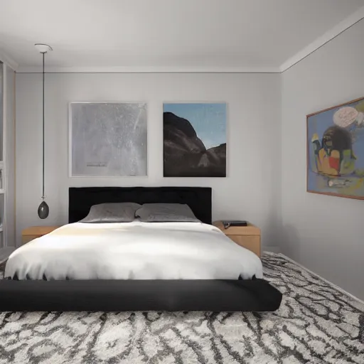 Image similar to a bedroom by tom holland