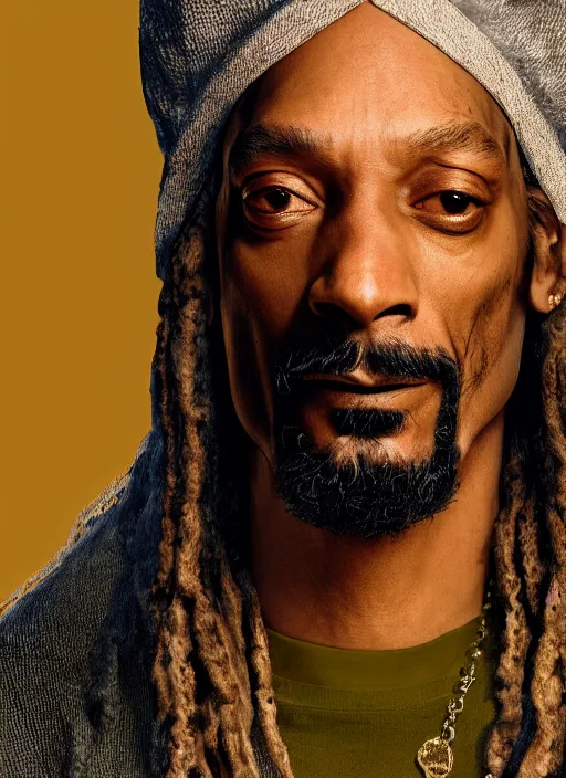 Image similar to portrait of snoop dogg as gandalf, trending in artstation, cinematic lighting, studio quality, smooth render, unreal engine 5 rendered, octane rendered, art style by klimt and nixeu and ian sprigger and wlop and krenz cushart.