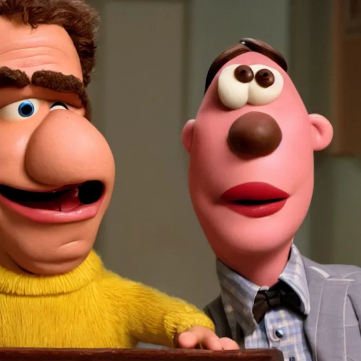 Image similar to will ferrell starring in mr potato head the dramatic movie, movie still, 8 k,