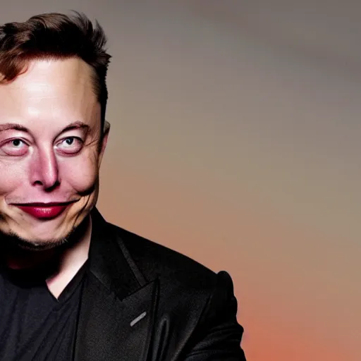 Prompt: elon musk as a comedy villain