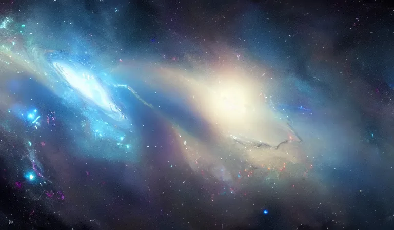 Prompt: andromeda nebula desktop wallpaper, trending on deviantart, artstation