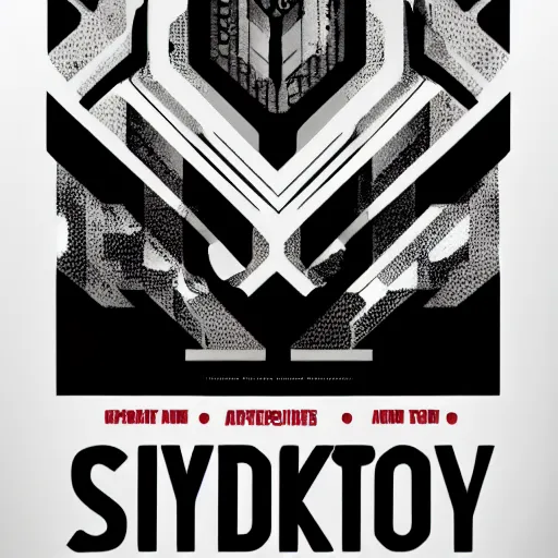 Image similar to demo poster of a stylized font, cyberpunk, behance, hd