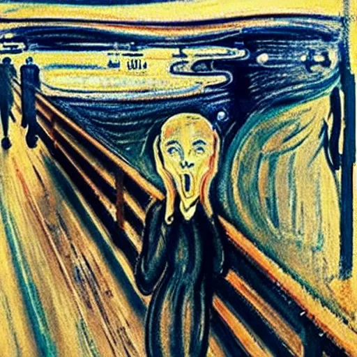 Prompt: when audience is the medium, marketing is the content, share is a power law, in the style of edvard munch