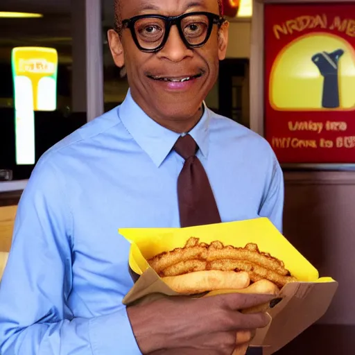 Prompt: gus fring in a mcdonalds - n 6