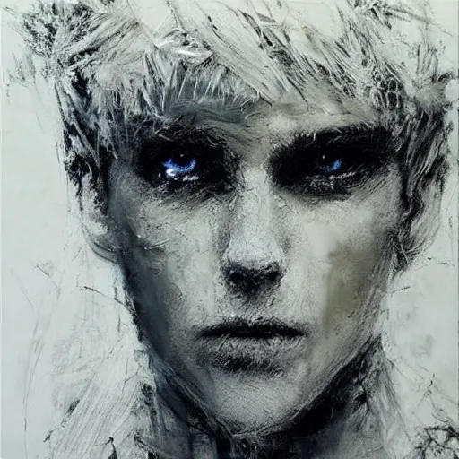 Prompt: Jack frost, realistic, sharp focus, 8k high definition, insanely detailed, intricate, elegant, art by Guy Denning