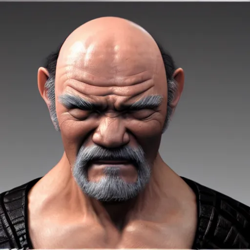 Prompt: heihachi mishima as a real person, hyper realism, 8 k