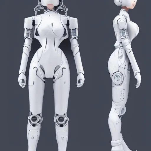 Prompt: beautiful image of a human like anime android in a thight plugsuit, high quality, highly detailed, 4 k, drawn by wwpgi, trending on artstation, digital art, rendered in unity 3 d