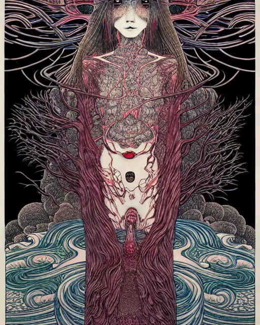 Prompt: human spirit breaking away from the body, conjuring psychedelic background, part by takato yamamoto, part by alex gray, ross tran, james jean, ultra realistic, highly detailed, 8 k, trending on artstation, cosmos, symmetry