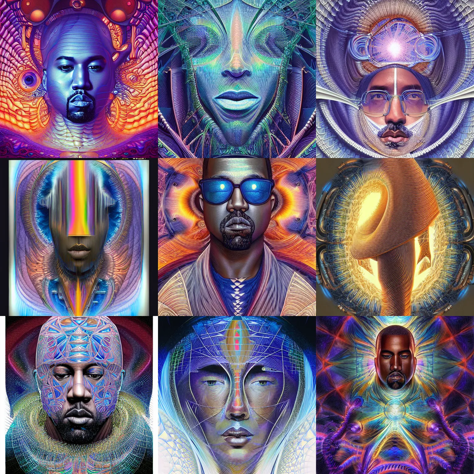 Prompt: ( kanye ) ( ( engineering document, drawing, autodesk blueprint, warp drive ) ) ( ( ( hyper detailed masterpiece, psychedelic fractal pattern, jean giraud, digital art painting, dream wave aesthetic, ethereal, artgerm, donato giancola, tom bagshaw ) ) )