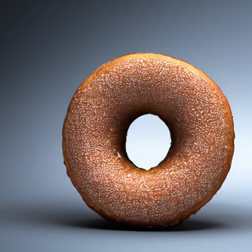 Prompt: a blender 3d rendering of a donut