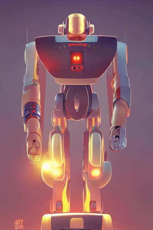 Image similar to metabots medabots medarotto medarot robot minimalist comics, behance hd by jesper ejsing, by rhads, makoto shinkai and lois van baarle, ilya kuvshinov, rossdraws global illumination ray tracing hdr radiating a glowing aura