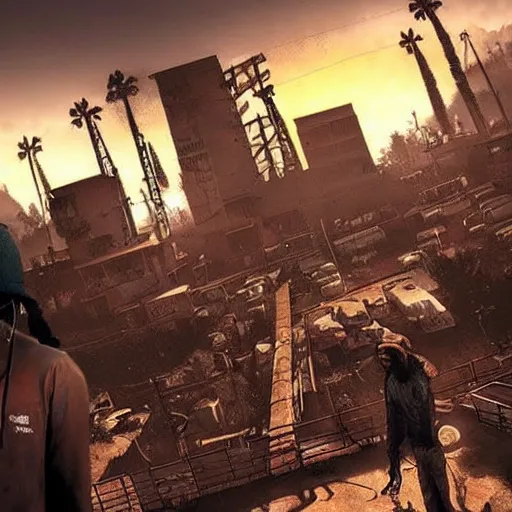 Image similar to Snoop Dogg in Dying Light 2