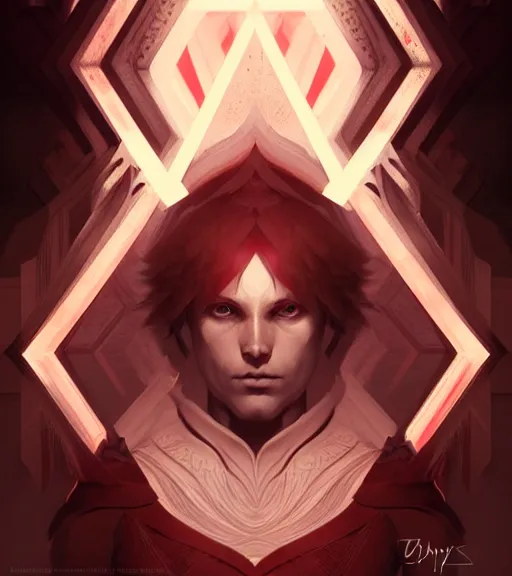 Image similar to symmetry ( anders from dragon age ) ultra detailed, intricate, dynamic lighting, digital art, anime, digital painting, art station, wlop, sharp focus, illustration, art by artgerm and greg rutkowski and alphonse mucha