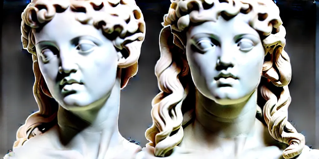 Prompt: ancient greek sculpture of rihanna, white marble, ultra realistic, studio photo, detailed.