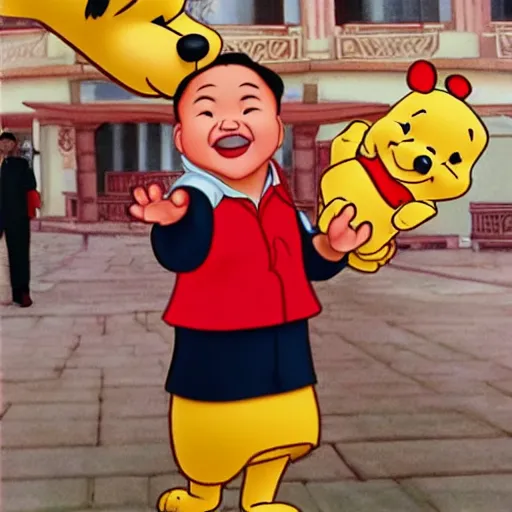 Image similar to xi jiping as winnie the pooh