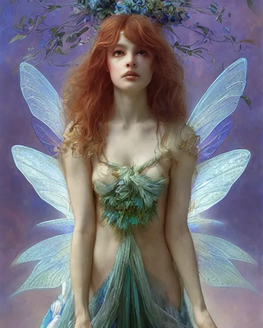 Image similar to a beautiful fairy, by Edgar Maxence and Ross Tran and Michael Whelan and Gustav Boris Valejo