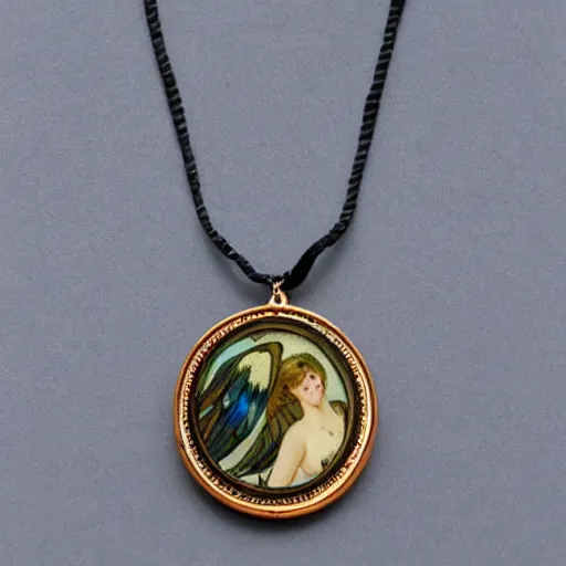 Image similar to seraphim necklace artnouveau style