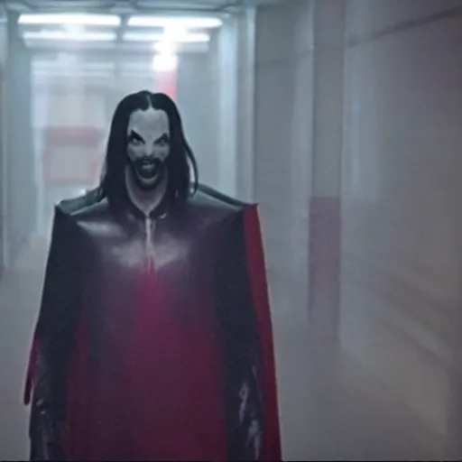 Prompt: film still of will smith as morbius, blurry, leaked photo, hd