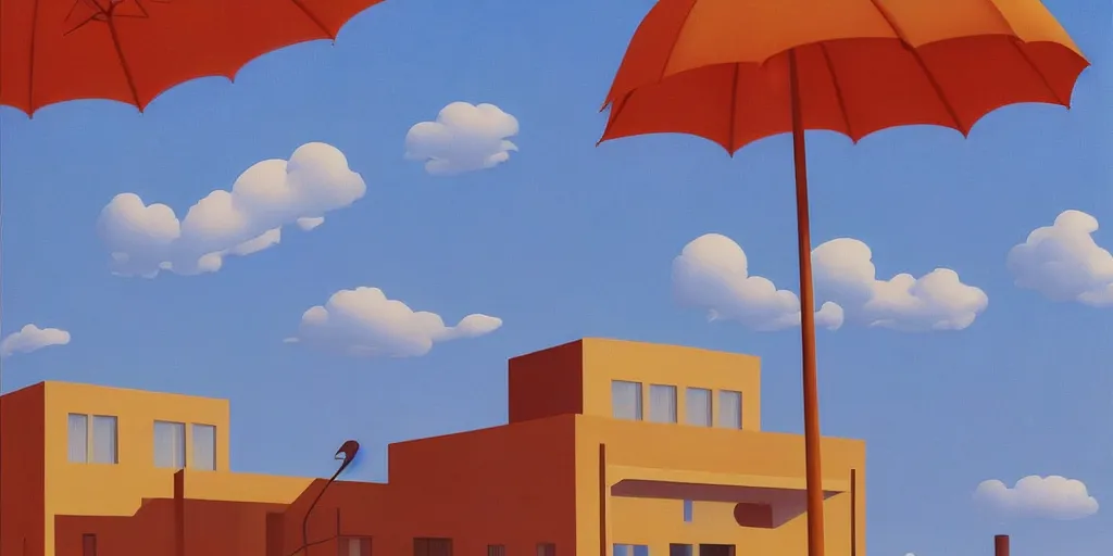 Image similar to weird, blue sky, summer evening, kenton nelson