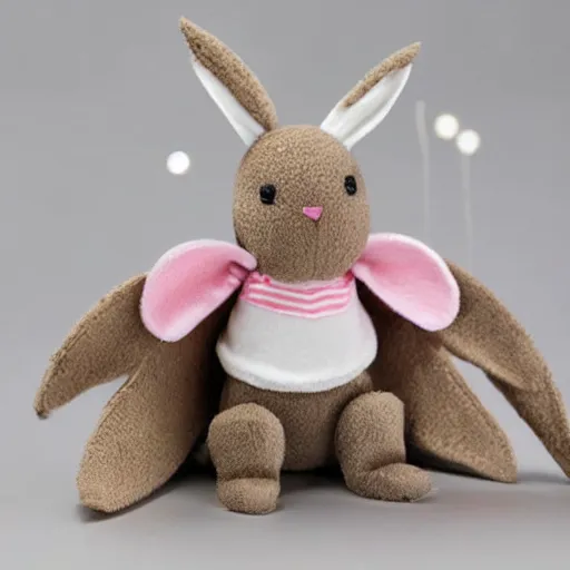 Image similar to a toy that look like a cute bunny