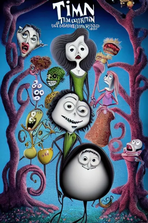 Image similar to tim burton animated feature