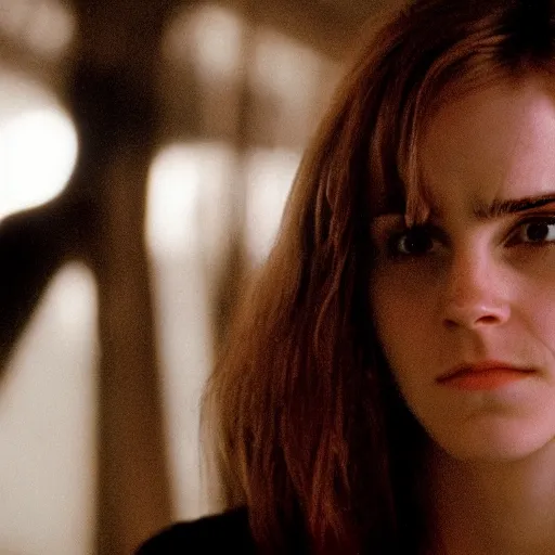 Image similar to still of emma watson in silence of the lambs