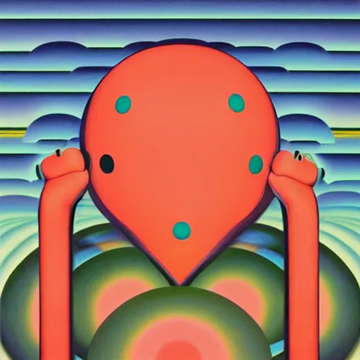 Prompt: id magazine cover by shusei nagaoka, kaws, david rudnick, oil on canvas, bauhaus, surrealism, neoclassicism, renaissance, hyper realistic, pastell colours, cell shaded, 8 k - h 7 0 4