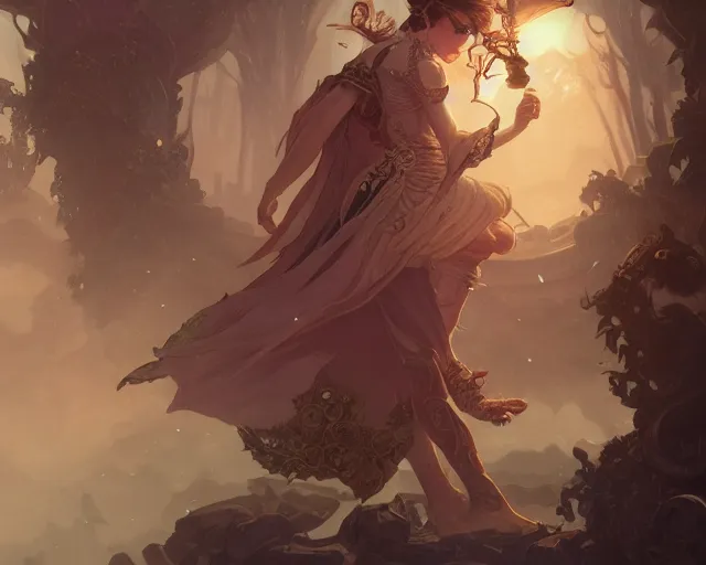 Image similar to photography of kate beaton, deep focus, d & d, fantasy, intricate, elegant, highly detailed, digital painting, artstation, concept art, matte, sharp focus, illustration, hearthstone, art by artgerm and greg rutkowski and alphonse mucha