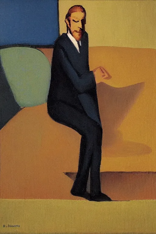 Image similar to duane allman in the style of Marius Borgeaud