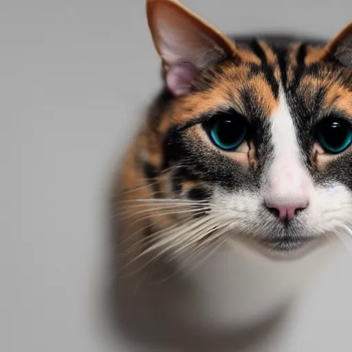 Prompt: a half cat, half dog image generated by an ai that looks real.