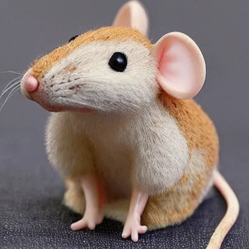Prompt: a mouse that looks like justin bieber