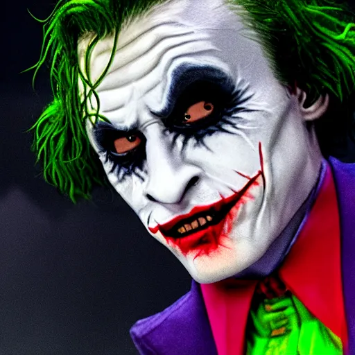 Image similar to playboi carti as the joker 4 k detailed super realistic