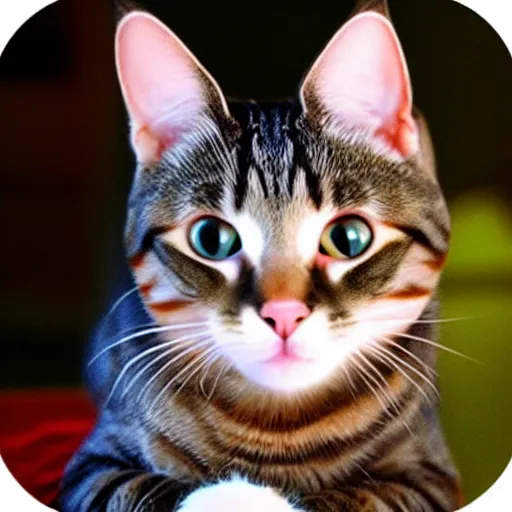 Image similar to App icon for a dating app for cats