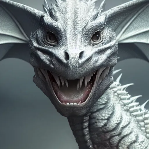 Image similar to photo realistic image of a baby dragon, stunning 3 d render inspired art by istvan sandorfi and greg rutkowski, perfect facial symmetry, realistic, highly detailed attributes and atmosphere, dim volumetric cinematic lighting,