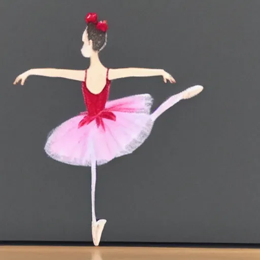 Image similar to josef prusa as a ballerina