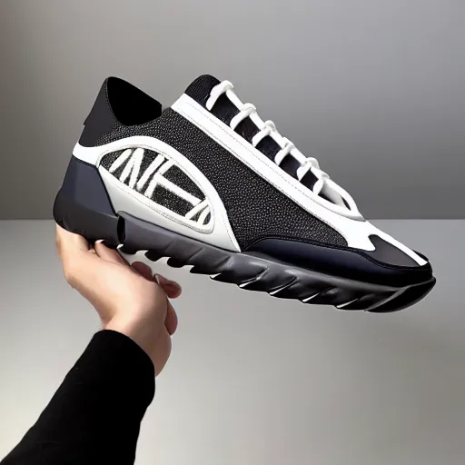 Image similar to balenciaga sneakers, y 2 k aesthetic, biomorphic, highly detailed, hyper realistic,