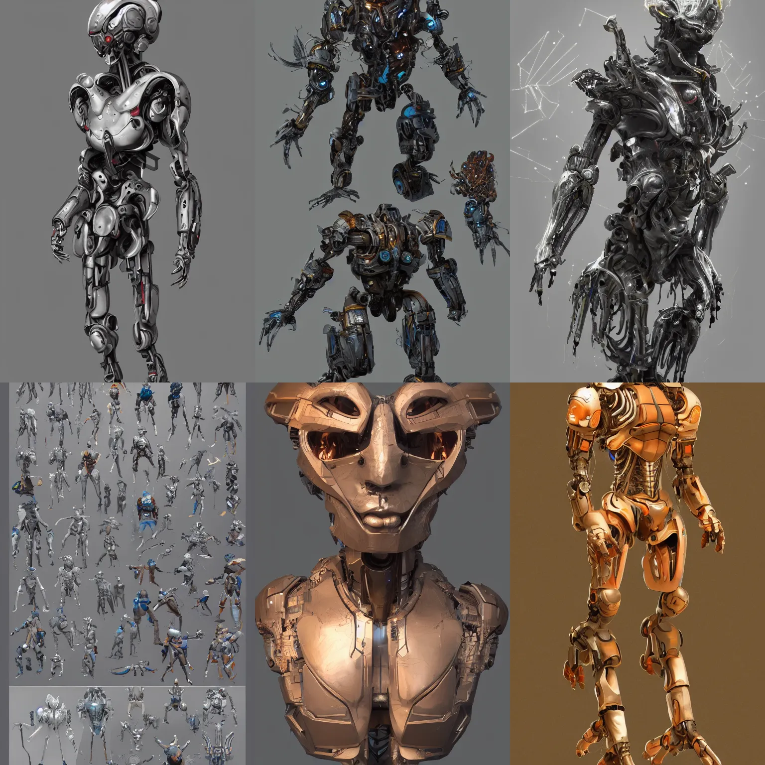 Prompt: an AI that creates other AIs, artstation, intrincate, highly detailed, epic