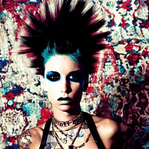 Image similar to Punk girl by Mario Testino