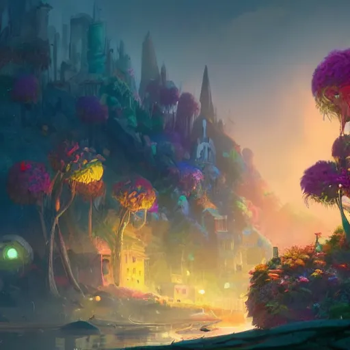 Image similar to Pixar style, vivid colors, high details, cinematic, 8k resolution, beautiful detailed, photorealistic, digital painting, dark atmosphere, artstation, concept art, smooth, sharp focus, illustration, fantasy background, artstation trending, octane render, unreal engine