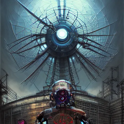 Image similar to low angle shot of a cyberpunk robot character in chernobyl, intricate, elegant, highly detailed, centered, digital painting, artstation, concept art, smooth, sharp focus, illustration, artgerm, tomasz alen kopera, peter mohrbacher, donato giancola, joseph christian leyendecker, wlop, boris vallejo