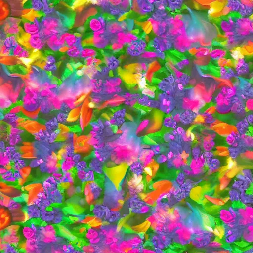 Image similar to background art of spaciously scattered multi colored flower petals flowing through the air from left to right on a clean background, anime, artgerm, manga, trending on artstation,