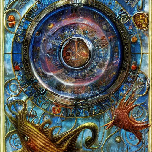 Prompt: detailed and sharp piscesthe fishes artistic zodiac artwork, mystic style, detailed, 8 k, detailed, symmetrical, by brian froud