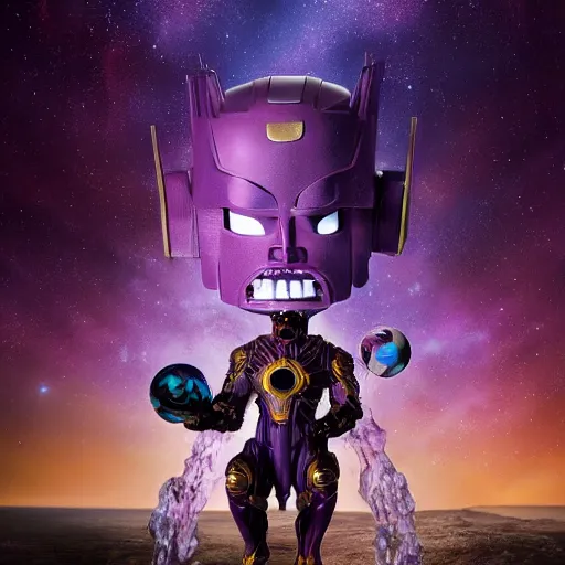 Image similar to galactus comes to earth, 4 k, high detail, high - resolution photograph, professional photography, ultra - detail