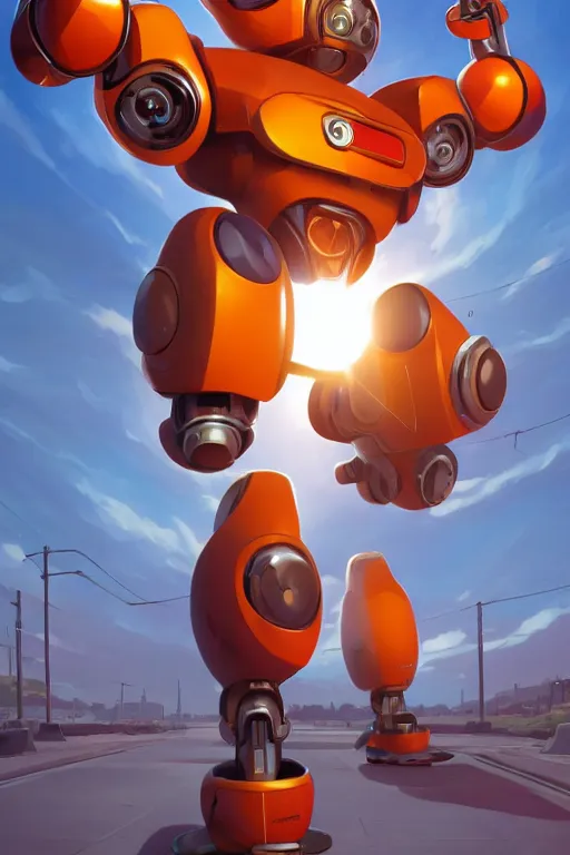 Image similar to metabots medabots medarotto medarot robot minimalist comics, behance hd by jesper ejsing, by rhads, makoto shinkai and lois van baarle, ilya kuvshinov, rossdraws global illumination ray tracing hdr radiating a glowing aura