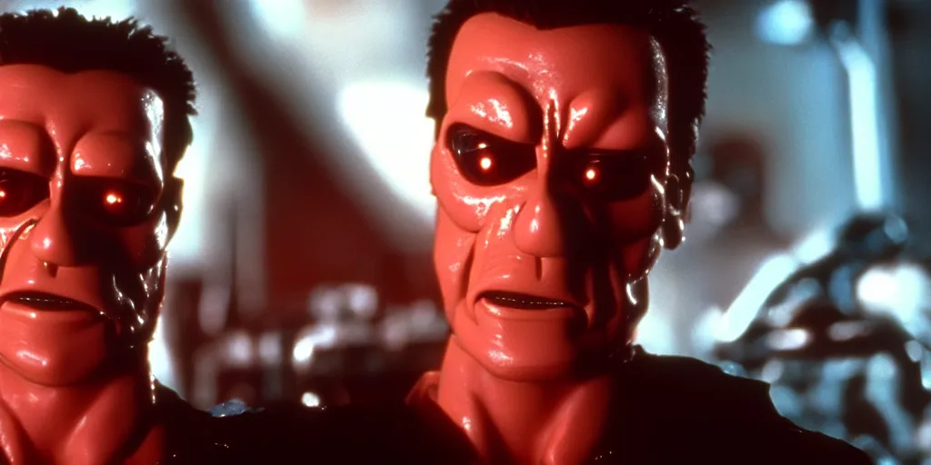 Image similar to t - 6 0 0 as a muppet, the terminator, film still, high quality, hd, 4 k