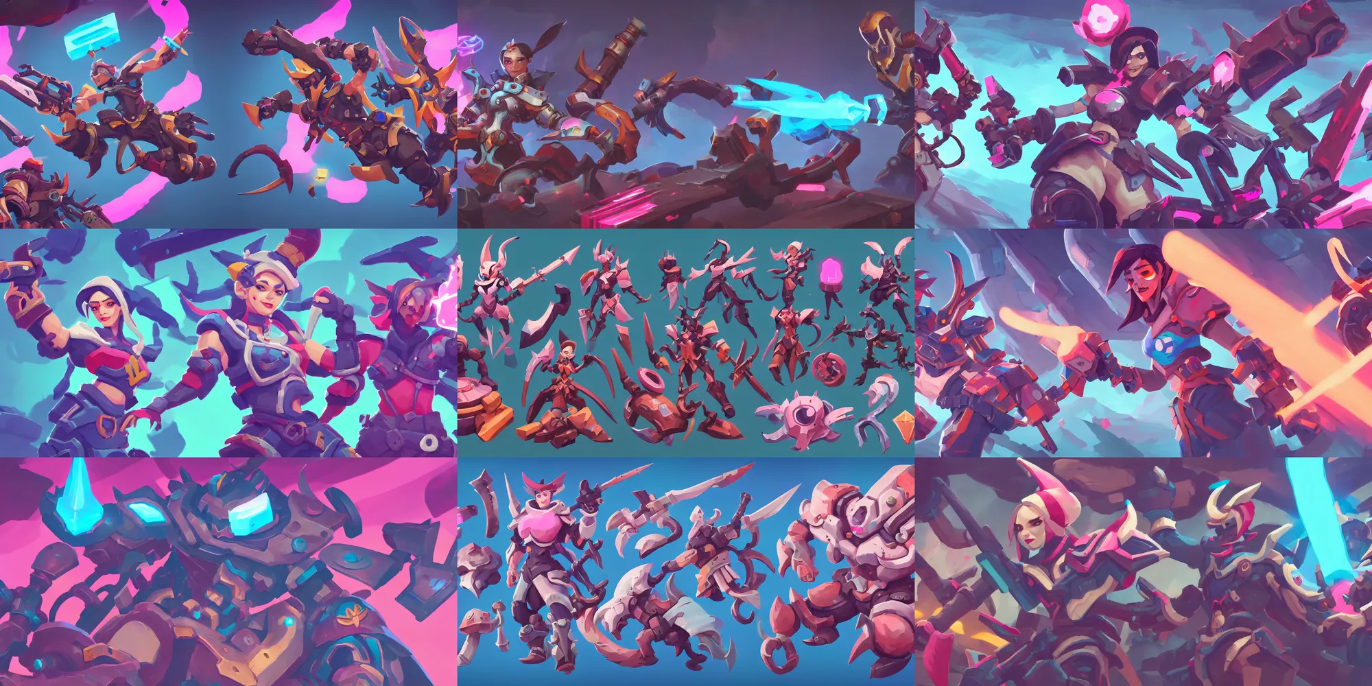 Prompt: game asset of card game artwork, in gouache detailed paintings, props, stylized, 2 d sprites, kitbash, arcane, overwatch, blue and pink color scheme, 8 k, close up