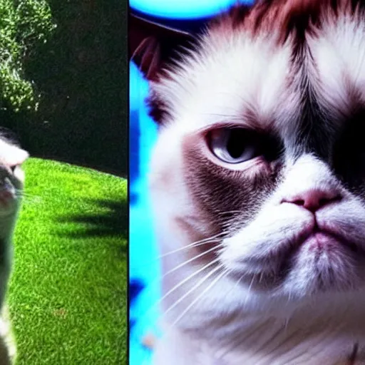 Image similar to Elon Musk Grumpy Cat