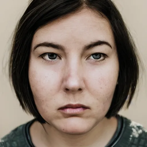 Image similar to average face portrait photograph